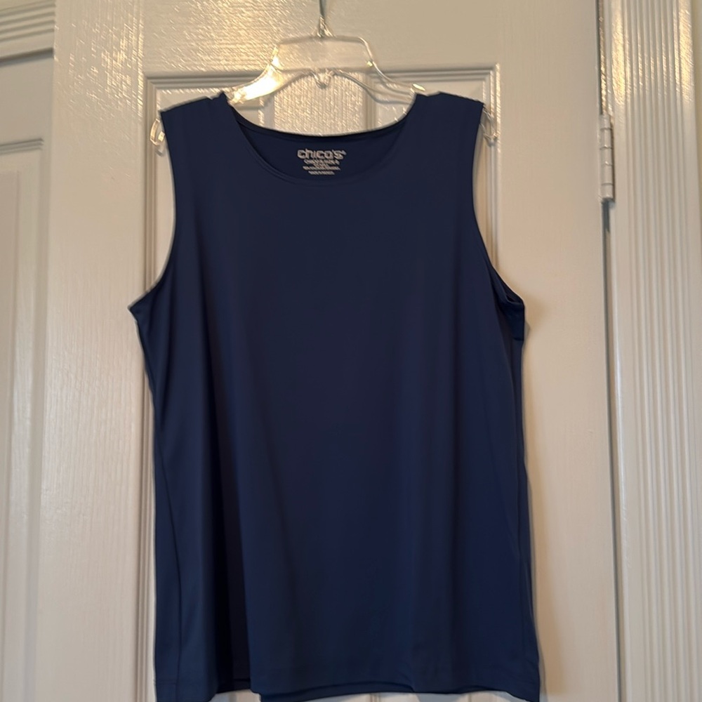 Chico’s Blue Tank - Travelers